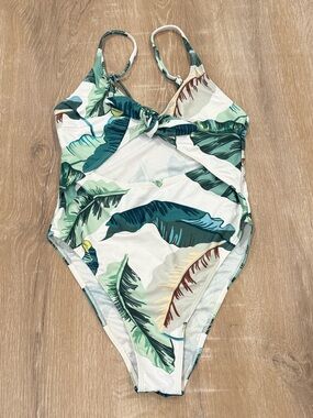 Tropical Leaf One-Piece Swimsuit